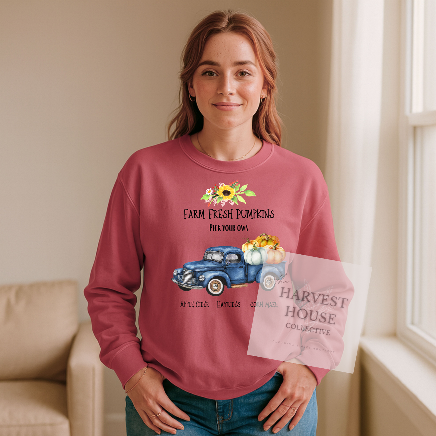 Farm Fresh Pumpkins Crewneck