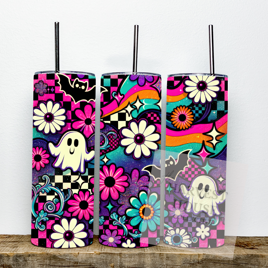 Retro Halloween Tumbler