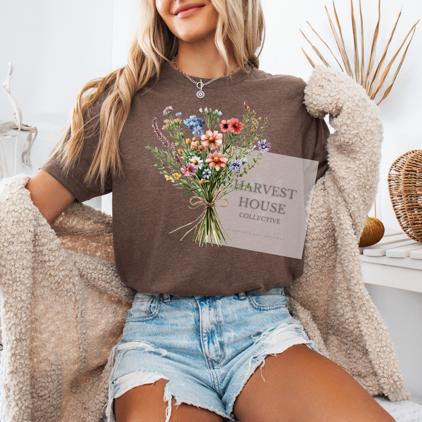 Floral Bouquet Bella Canvas Tee
