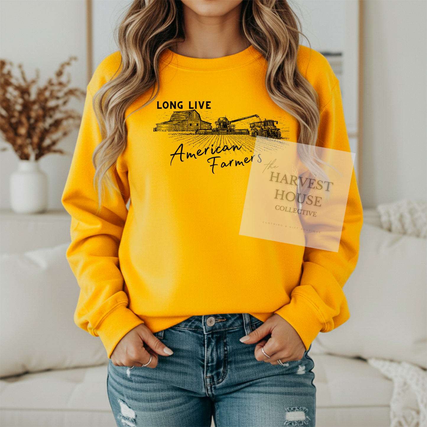 Long Live American Farmers Crewneck & Hoodie