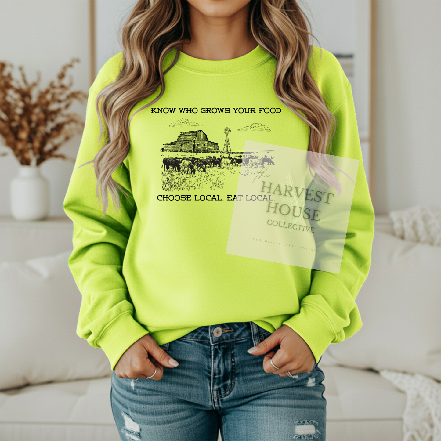 Know Who Grows Your Food Crewneck & Hoodie