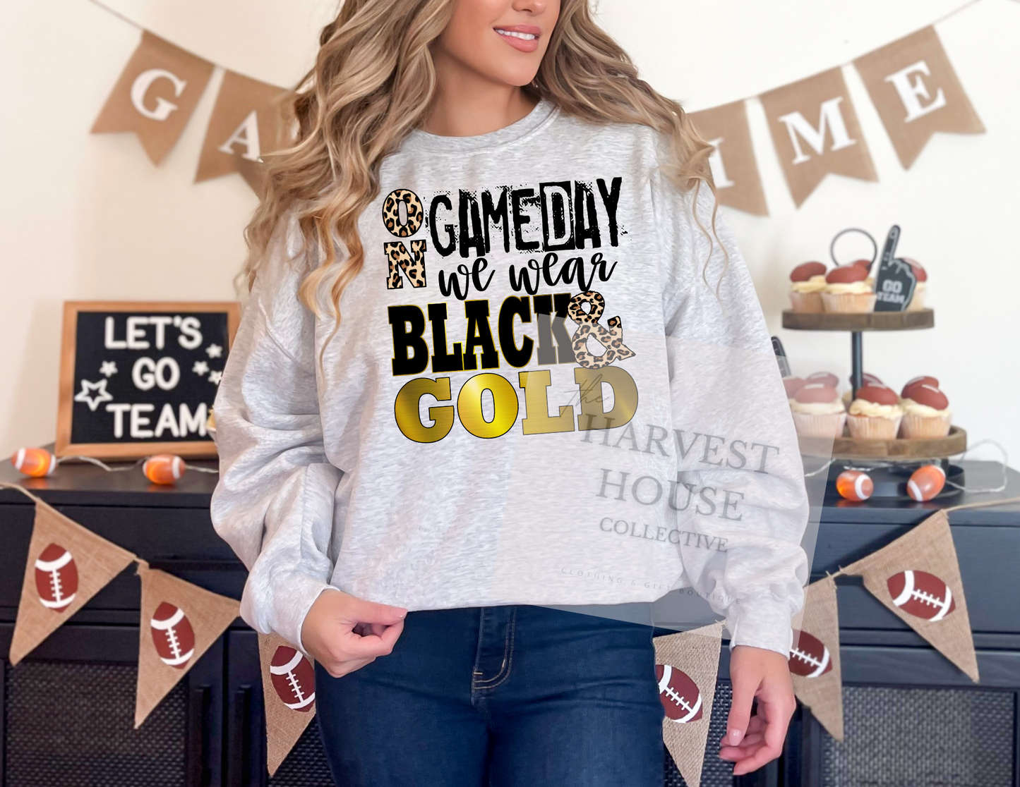 On Gameday We Wear Black And Gold Shirt