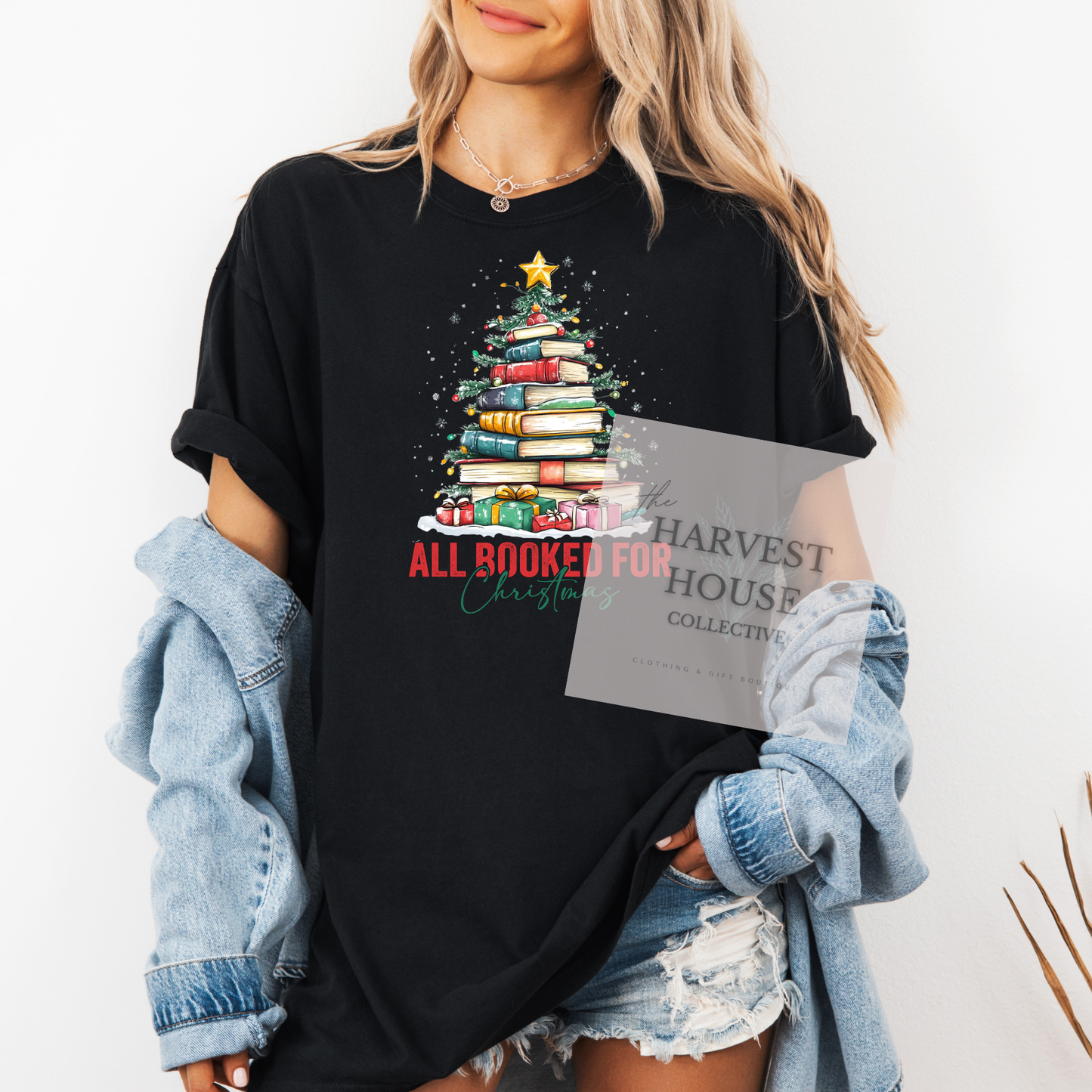 All Booked For Christmas Shirt