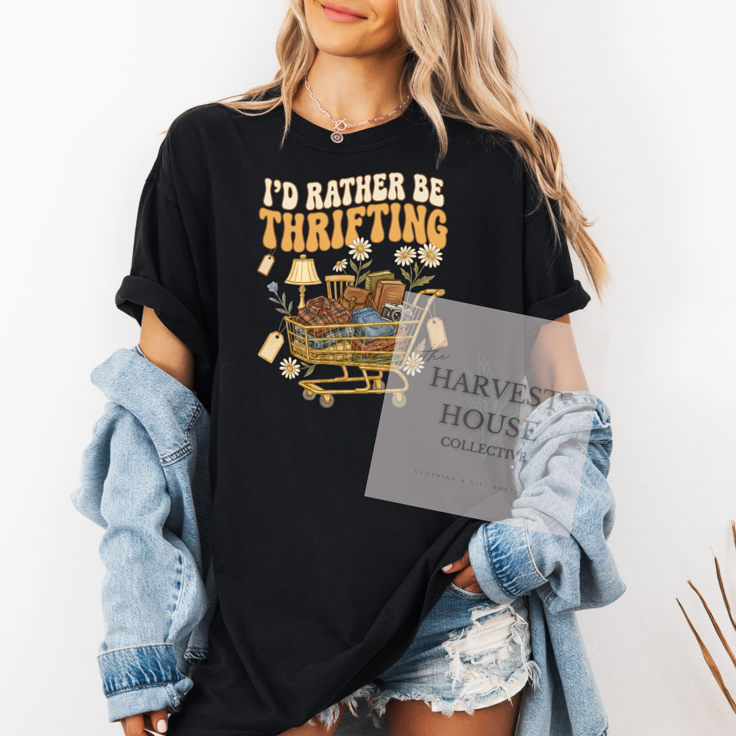 I'd Rather Be Thrifting Comfort Color Tee