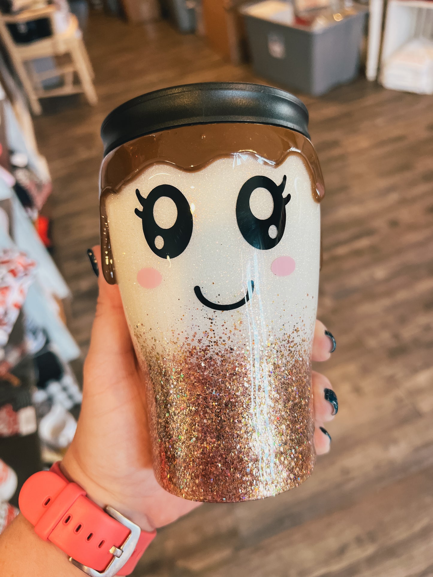 Christmas Glitter Tumblers