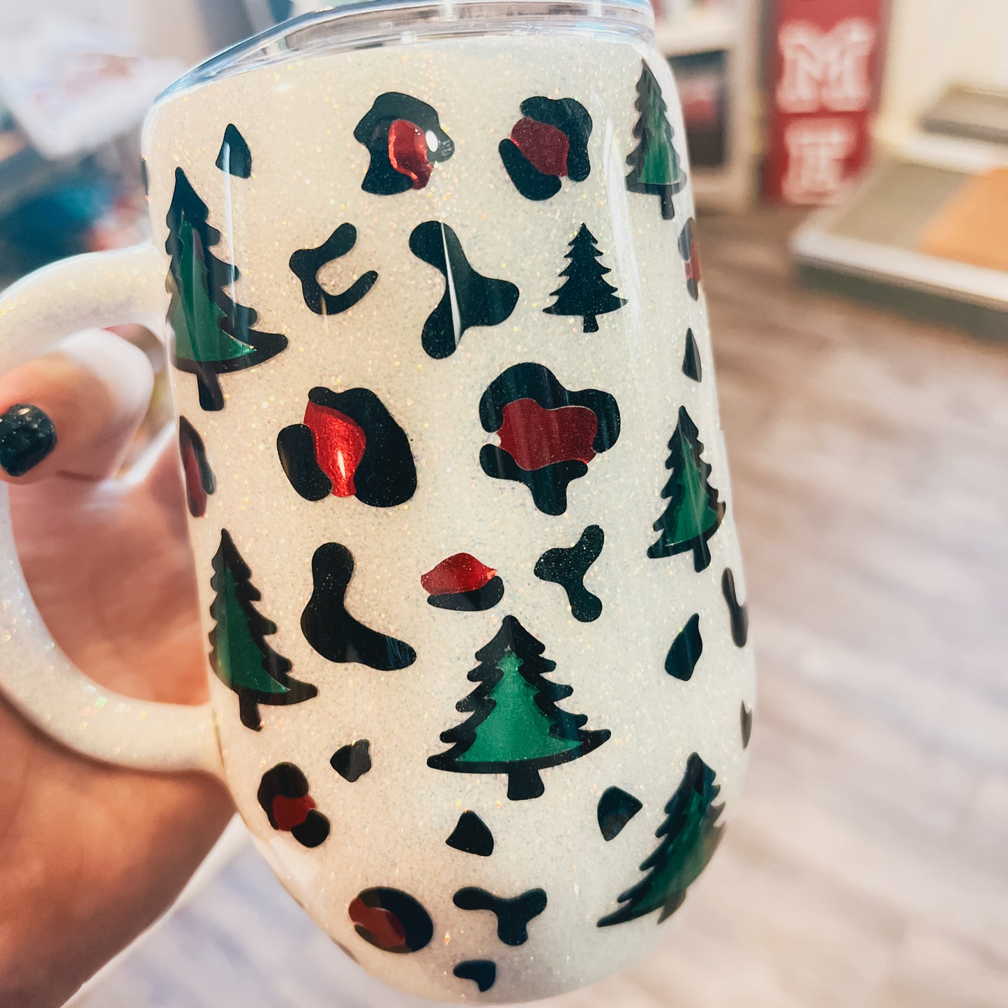 Christmas Glitter Tumblers