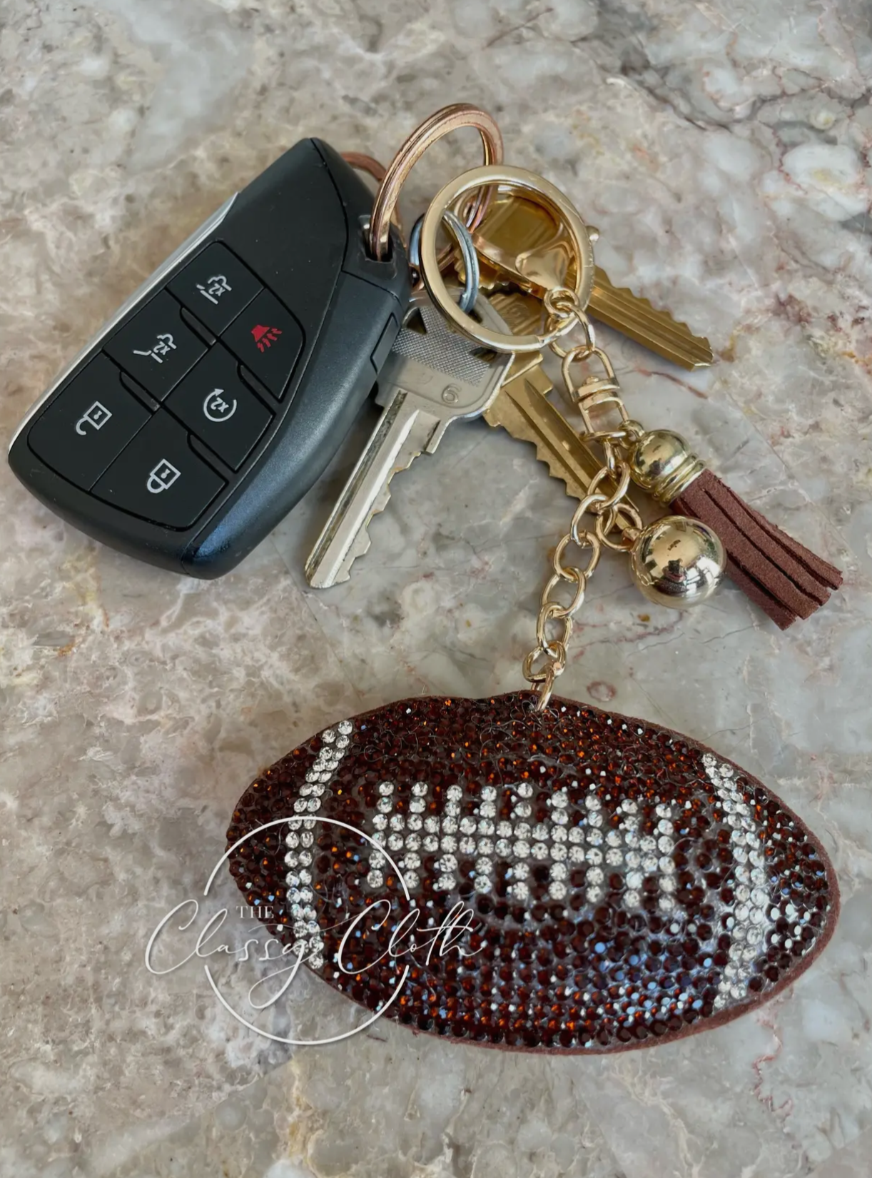 Football Keychain
