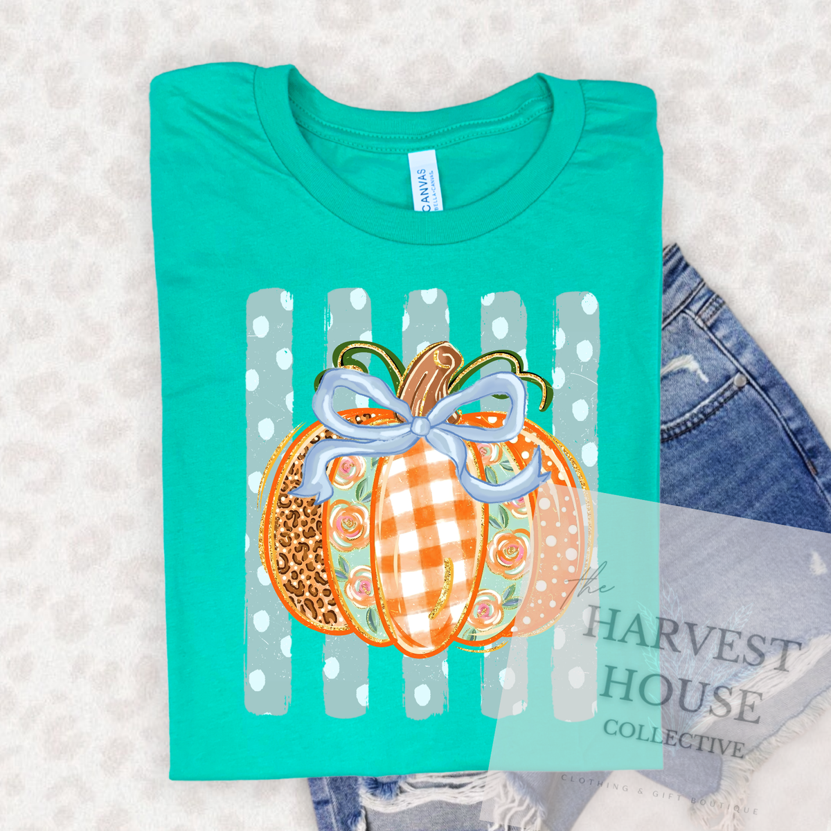 Polka Dot Pumpkin Tee