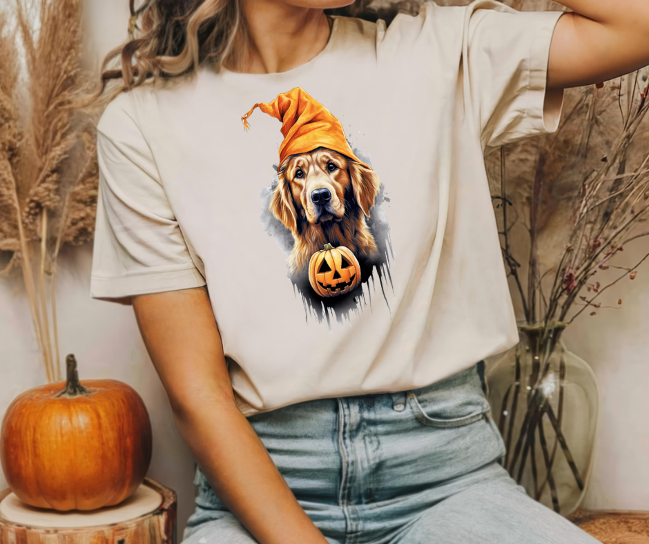 Golden Retriever Halloween T-Shirt