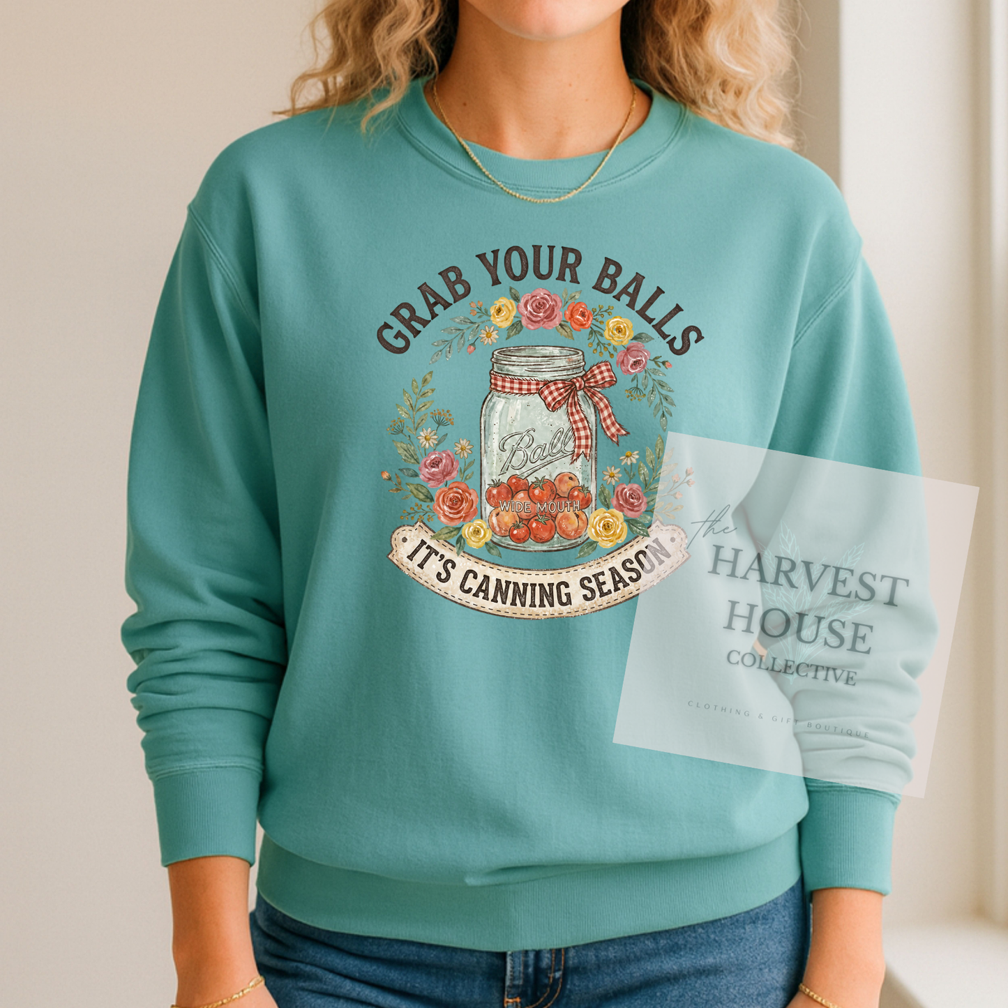 Canning Season Comfort Color Crewneck
