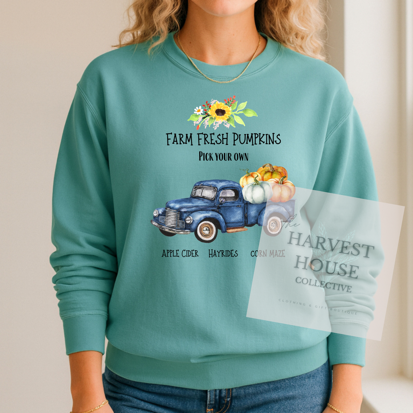 Farm Fresh Pumpkins Crewneck