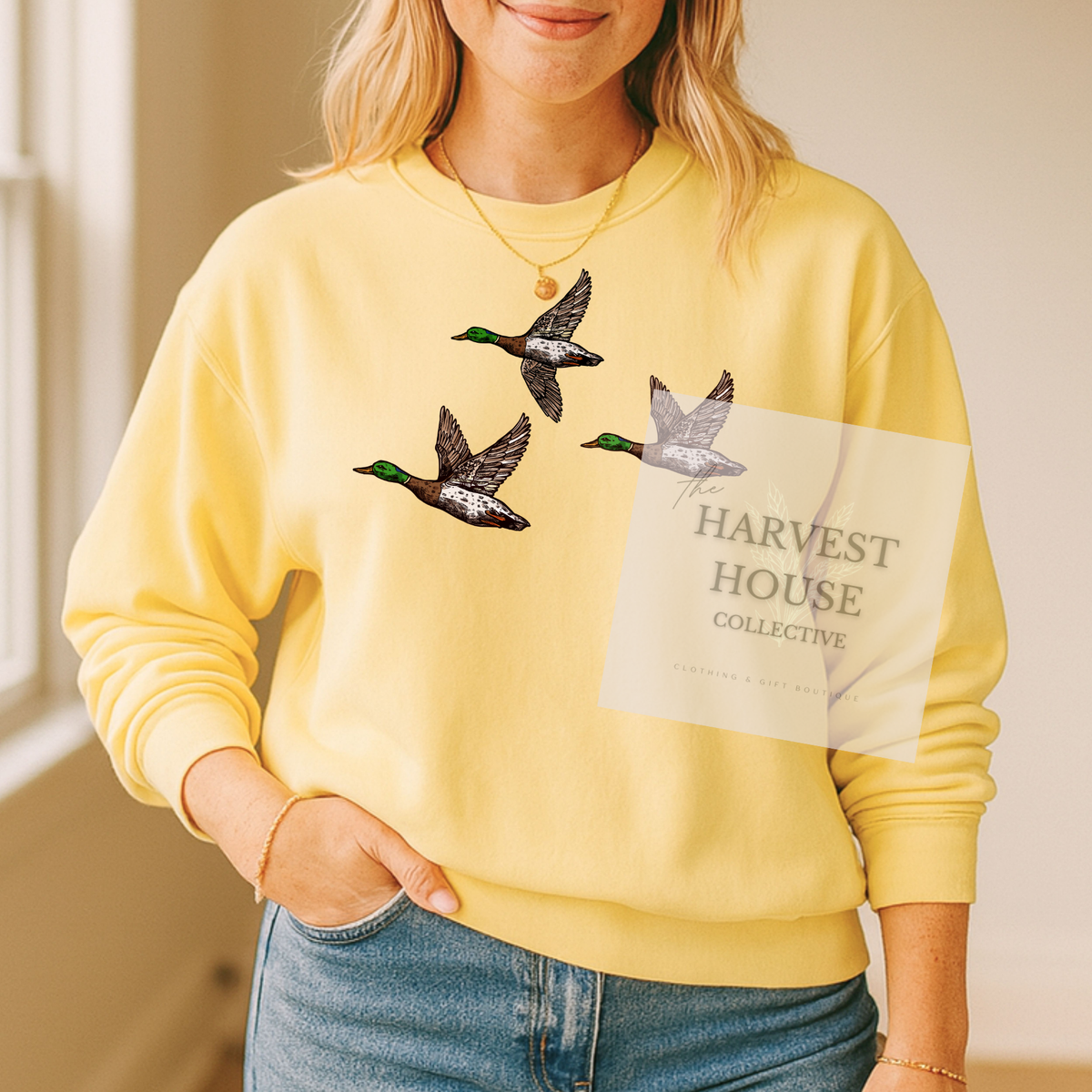 Flying Mallard Crewneck