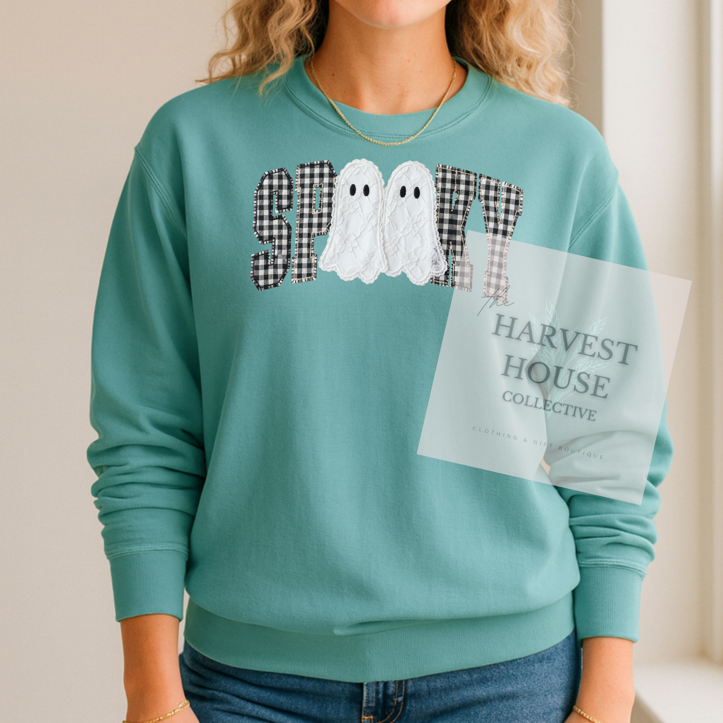 Faux Lace Spooky Shirt