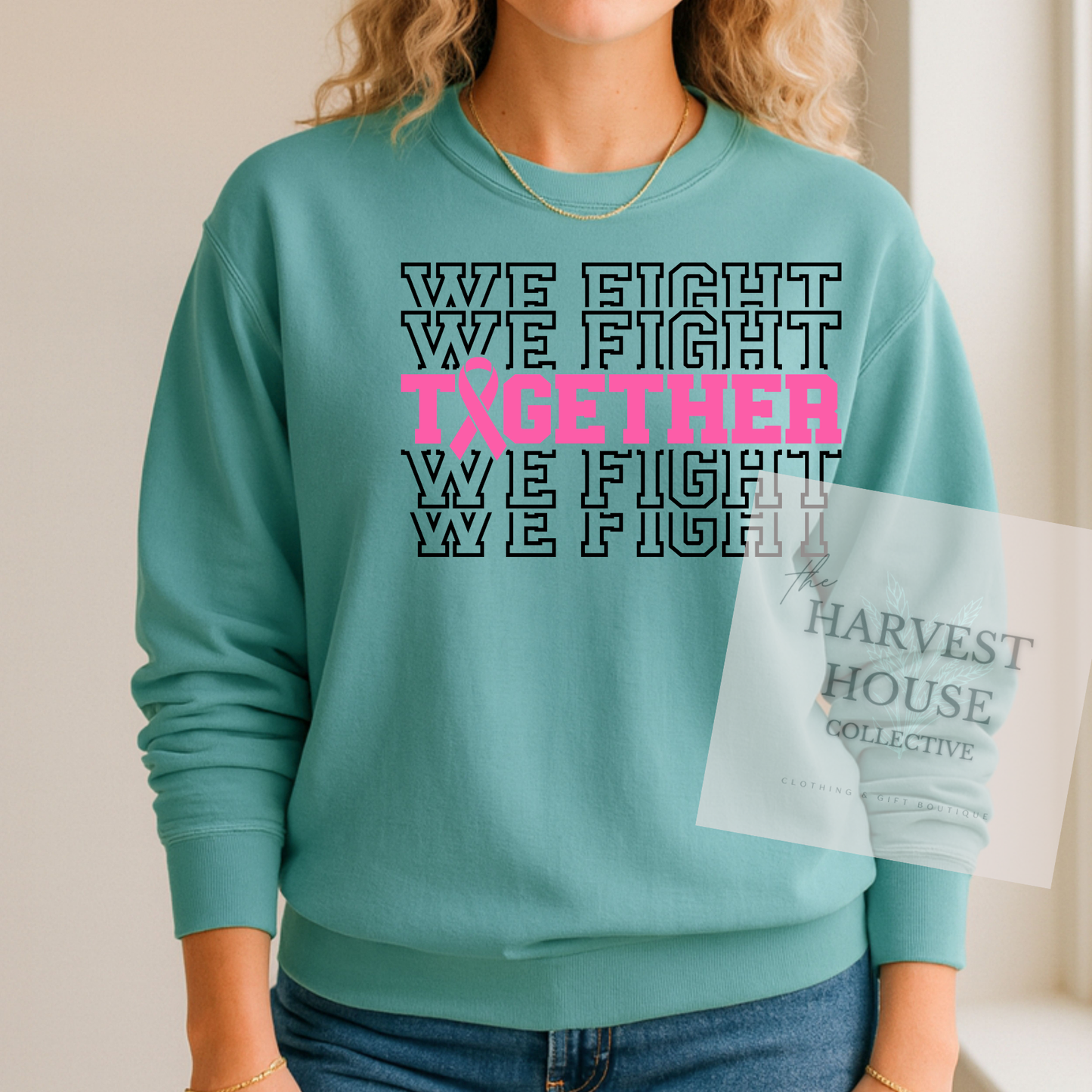 Together We Fight Comfort Color Crewneck