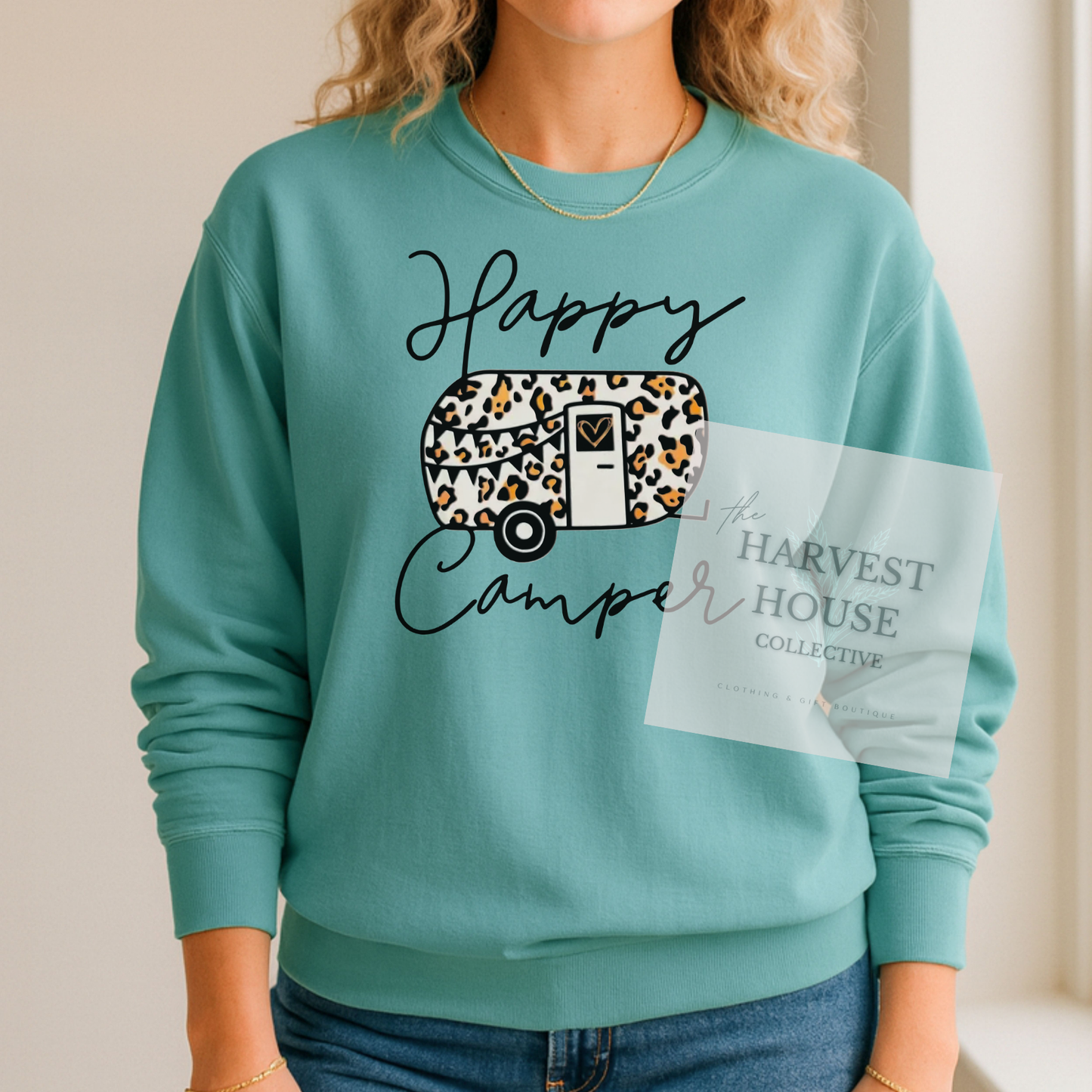 Happy Camper Comfort Color Crewneck