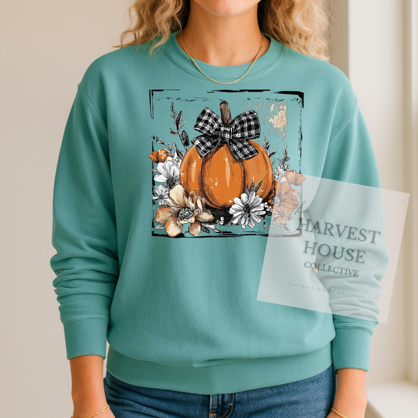 Pretty Fall Pumpkin Crewneck