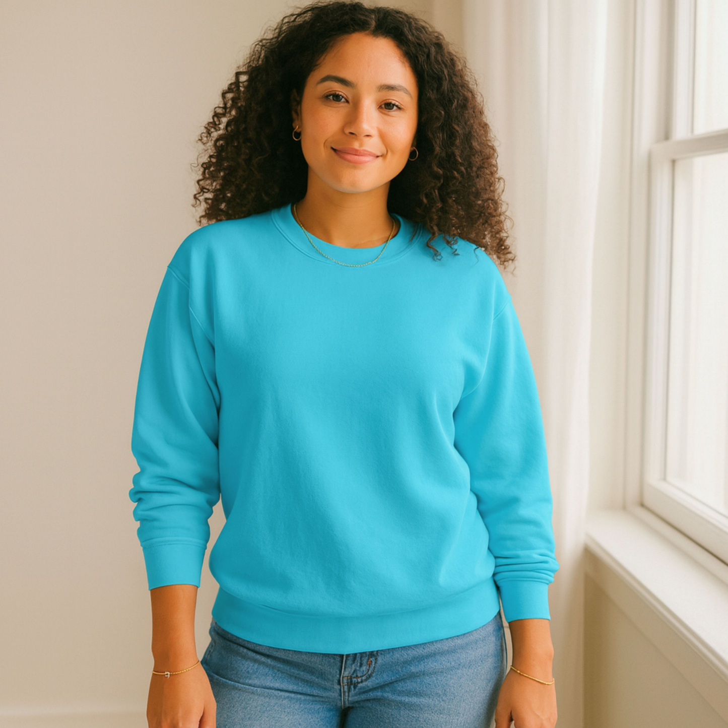 Orange Fall Comfort Colors Crewneck