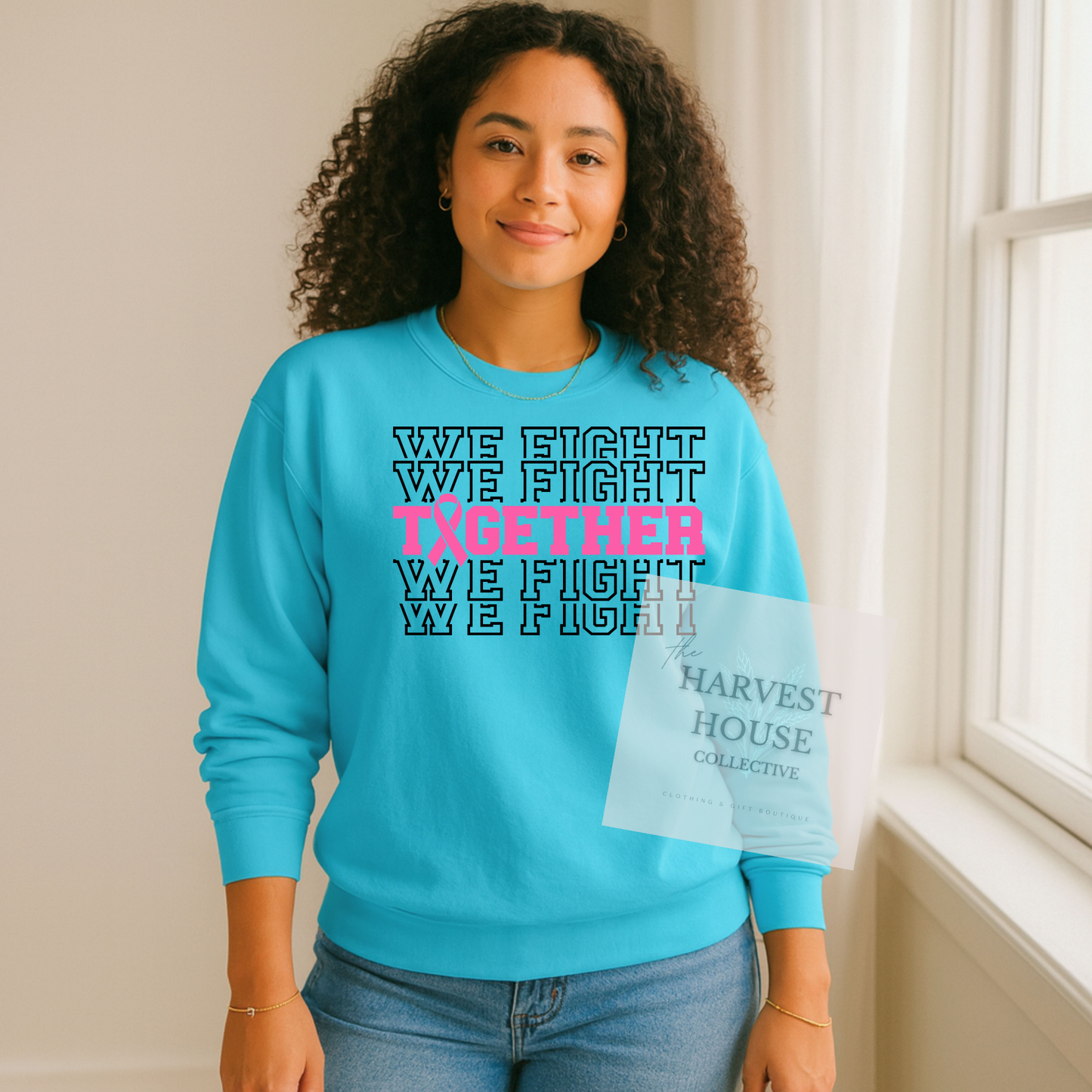 Together We Fight Comfort Color Crewneck