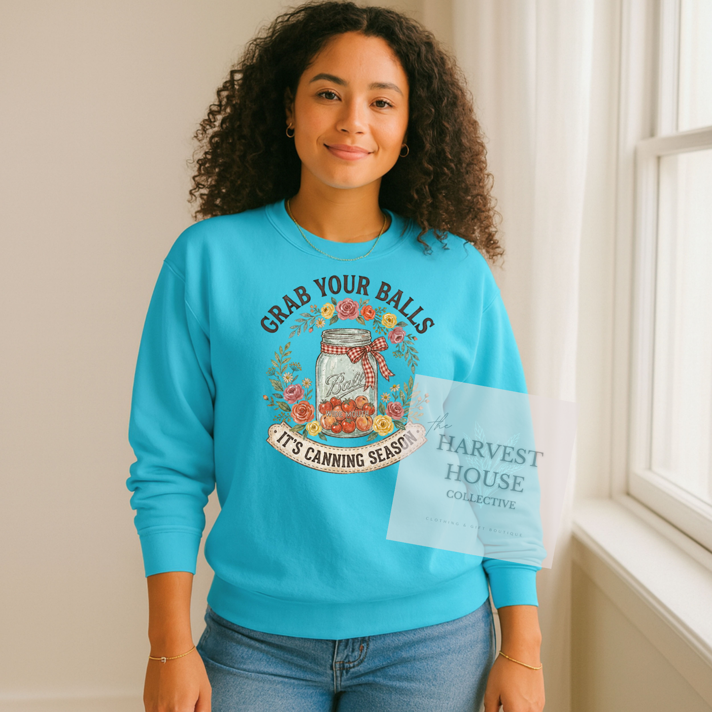 Canning Season Comfort Color Crewneck