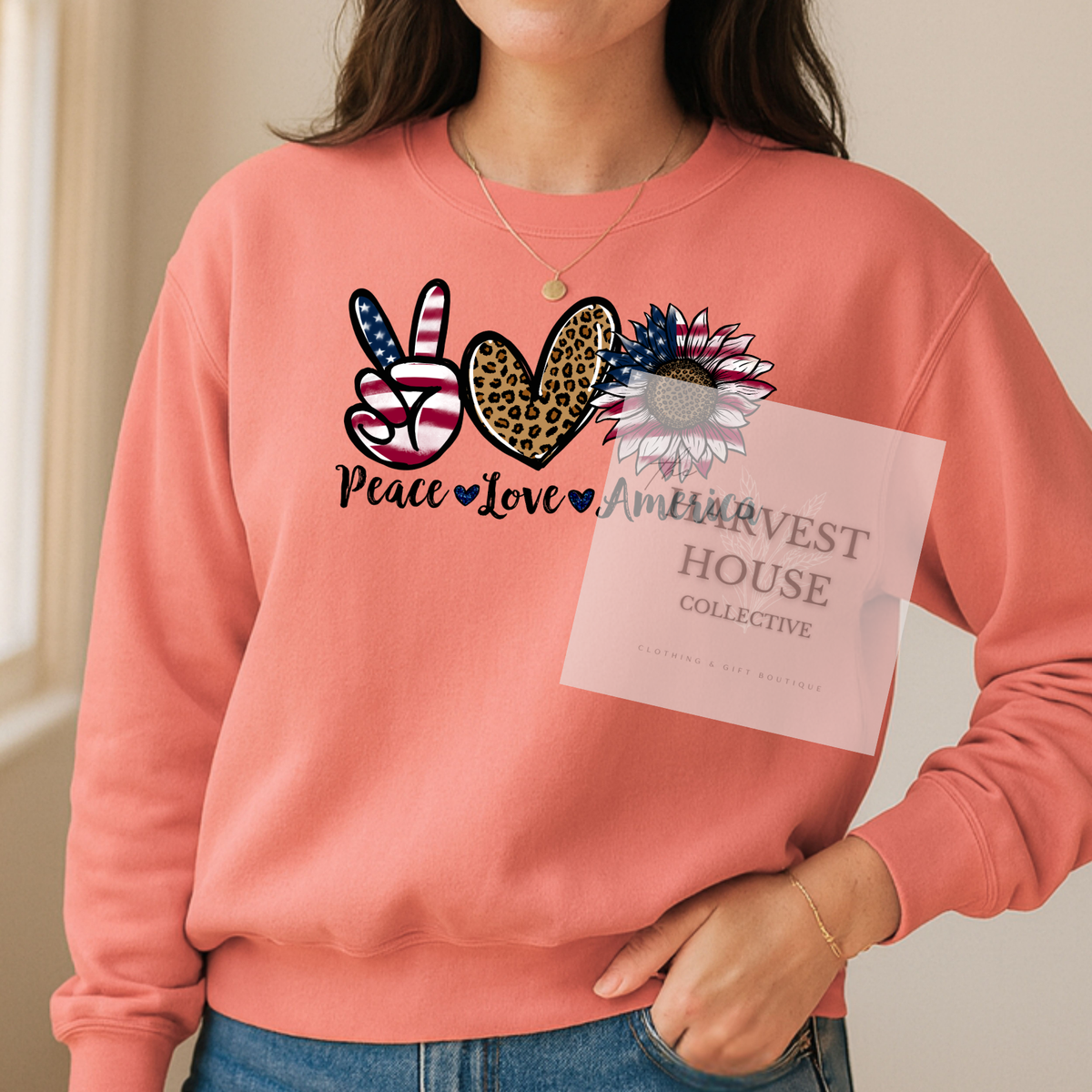 Peace Love America Shirt