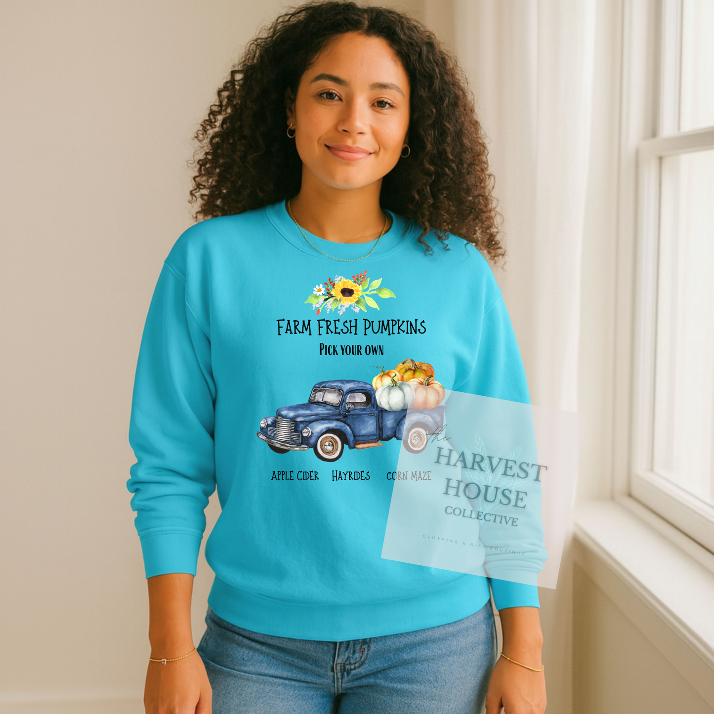 Farm Fresh Pumpkins Crewneck