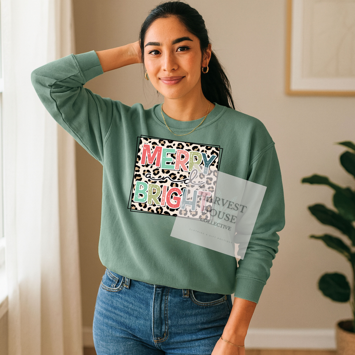 Merry & Bright Crewneck