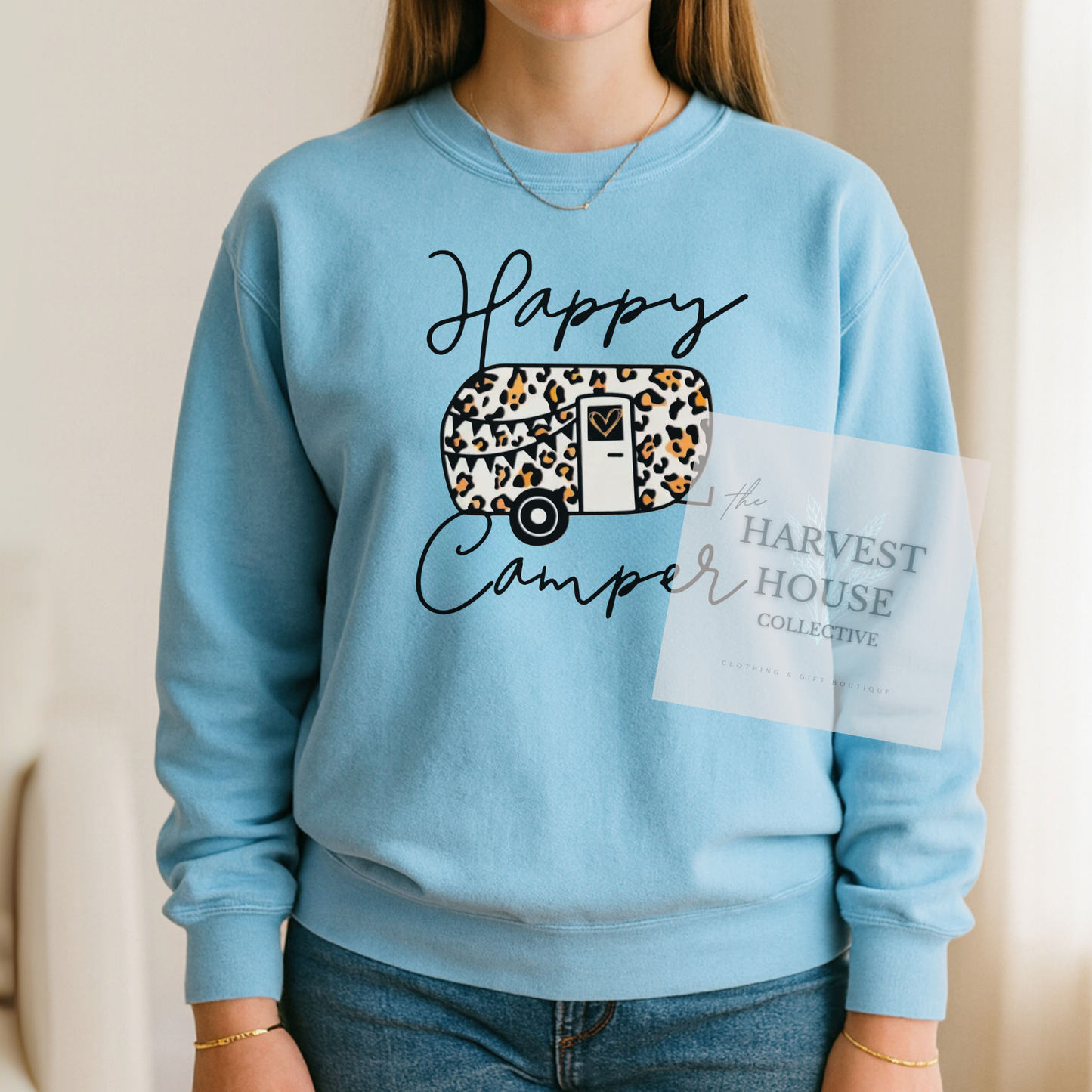 Happy Camper Comfort Color Crewneck