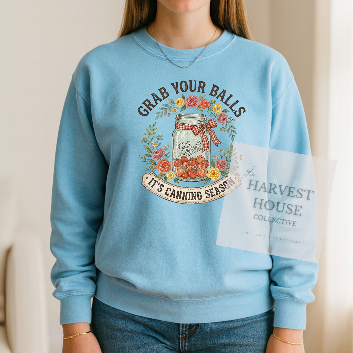Canning Season Comfort Color Crewneck