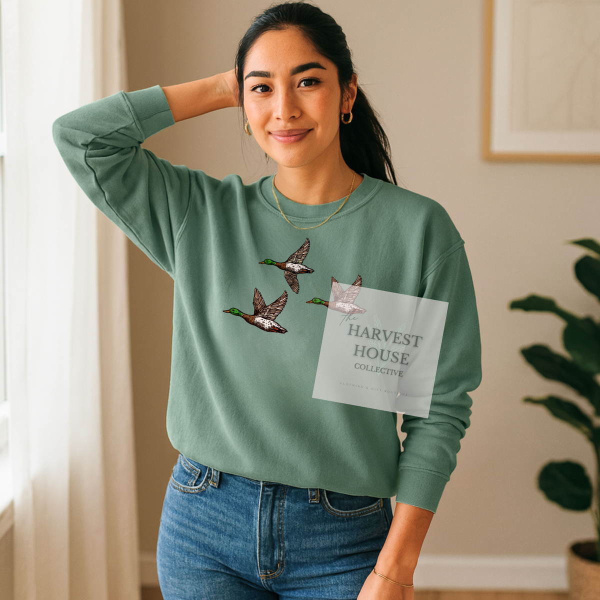 Flying Mallard Crewneck