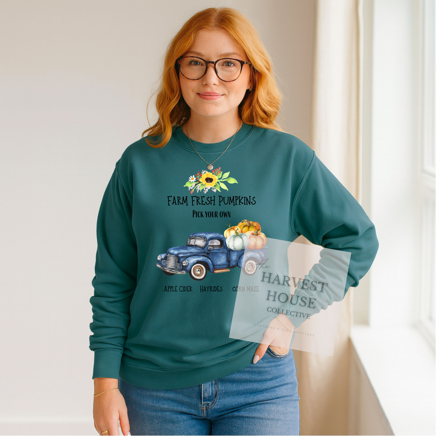 Farm Fresh Pumpkins Crewneck