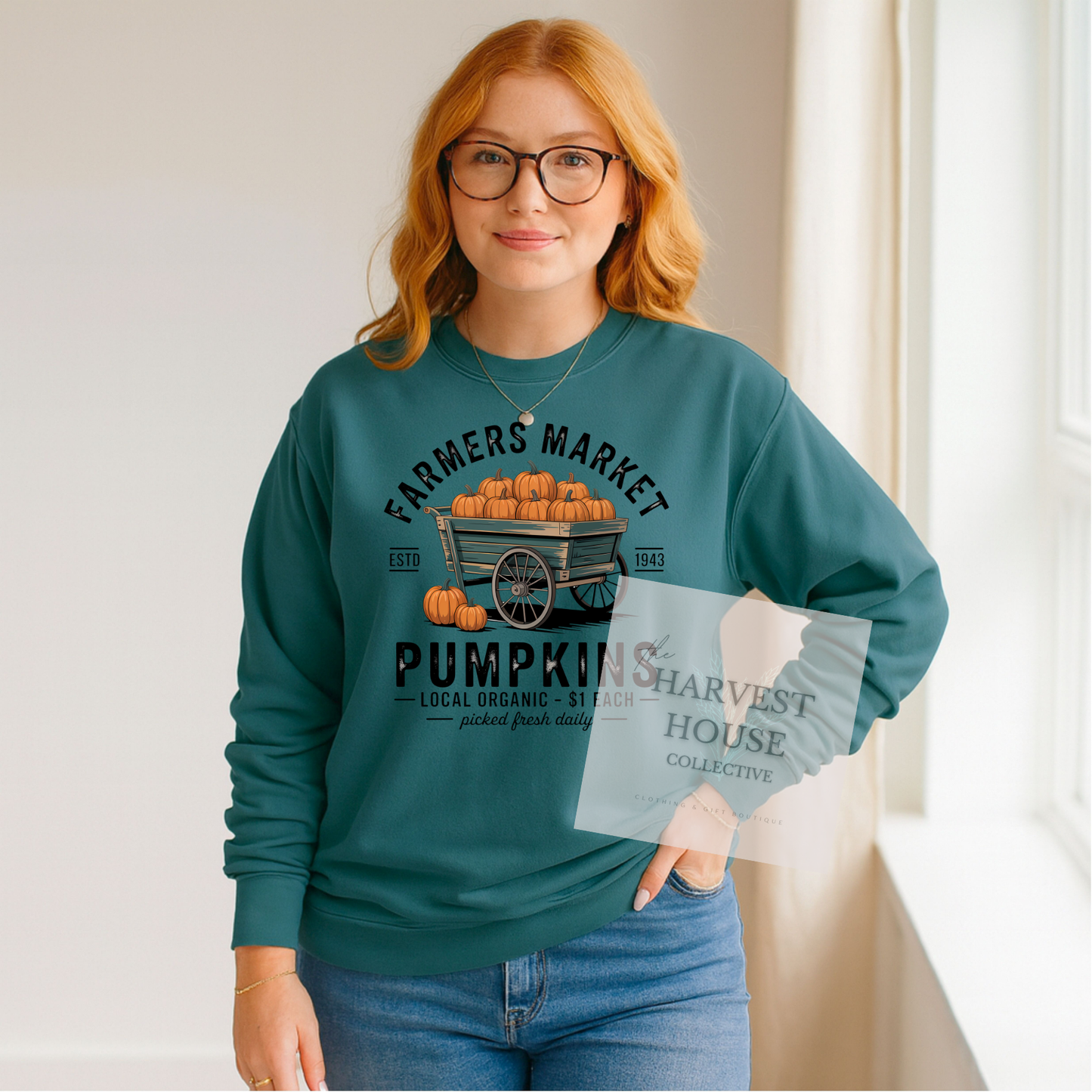 Farmers Market Comfort Colors Crewneck