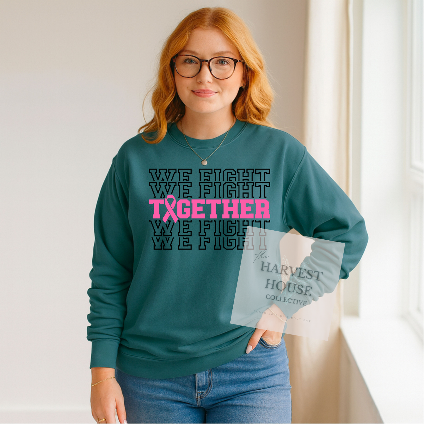 Together We Fight Comfort Color Crewneck