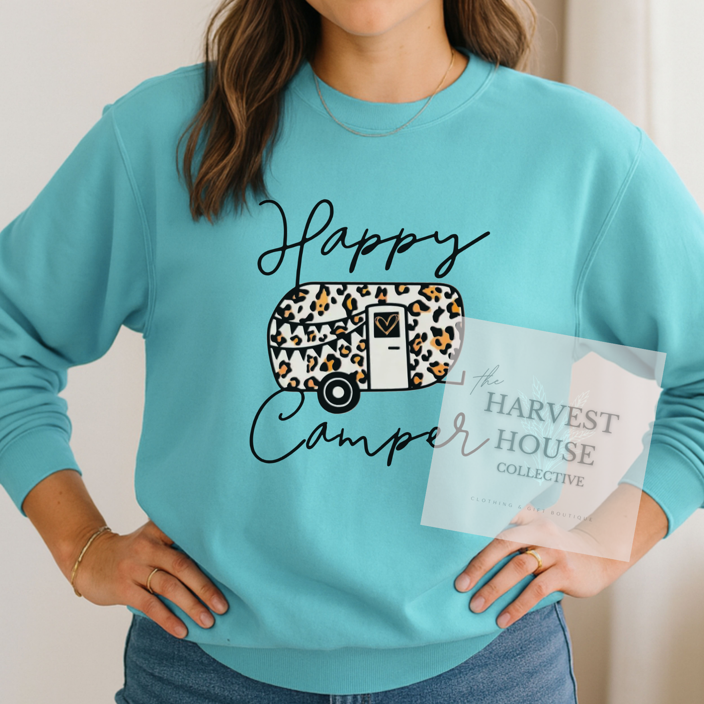 Happy Camper Comfort Color Crewneck