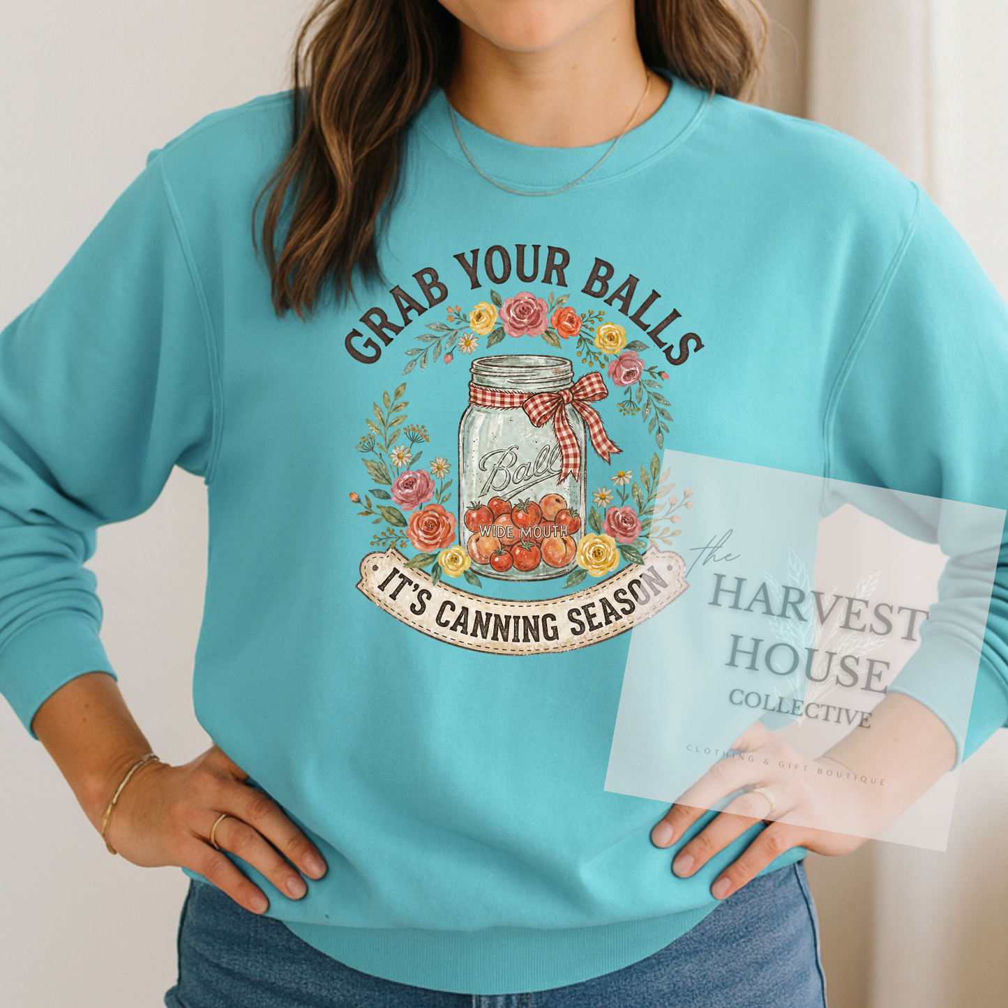 Canning Season Comfort Color Crewneck