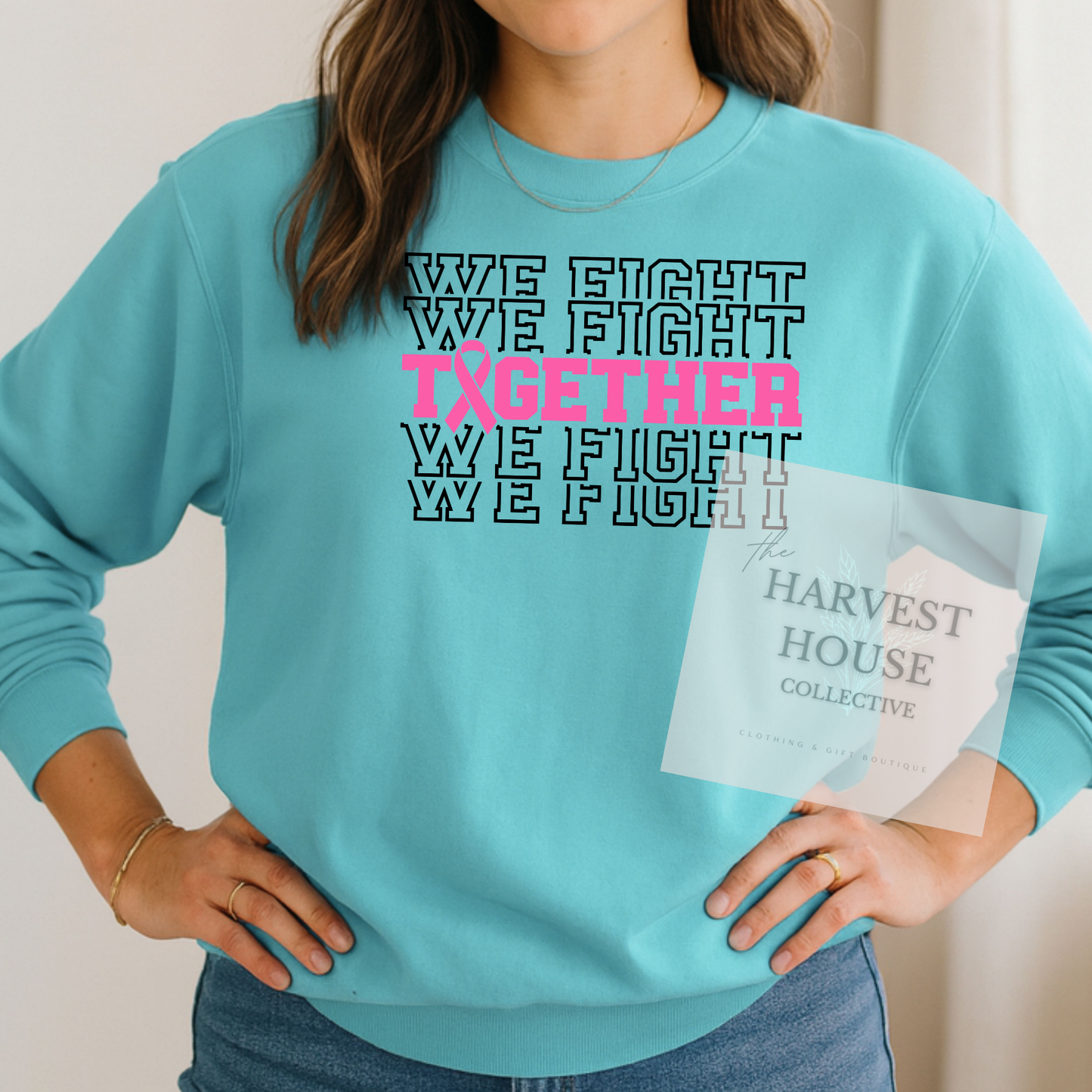 Together We Fight Comfort Color Crewneck