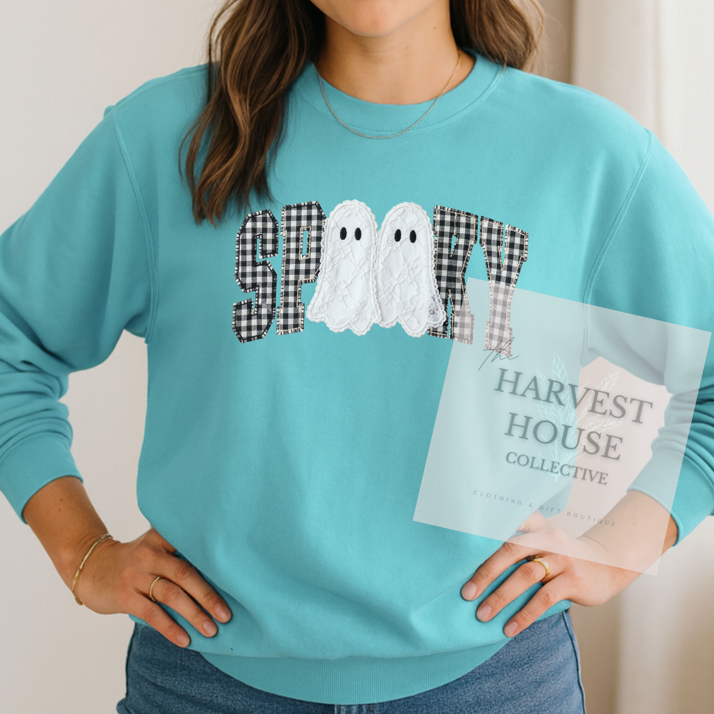 Faux Lace Spooky Shirt