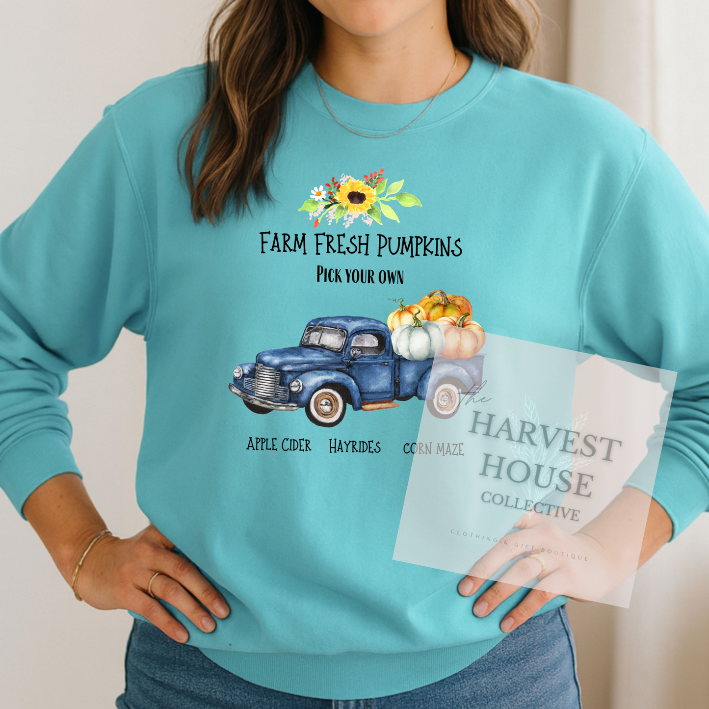 Farm Fresh Pumpkins Crewneck