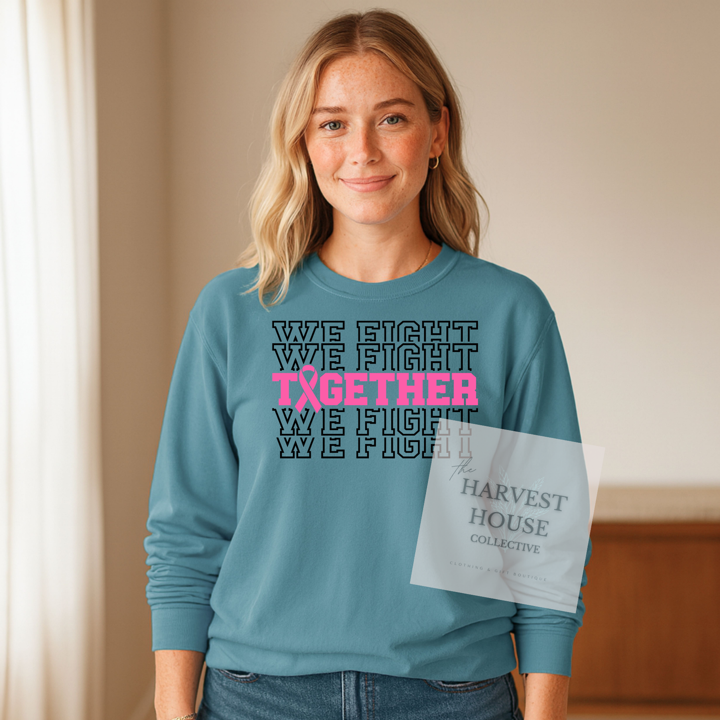 Together We Fight Comfort Color Crewneck