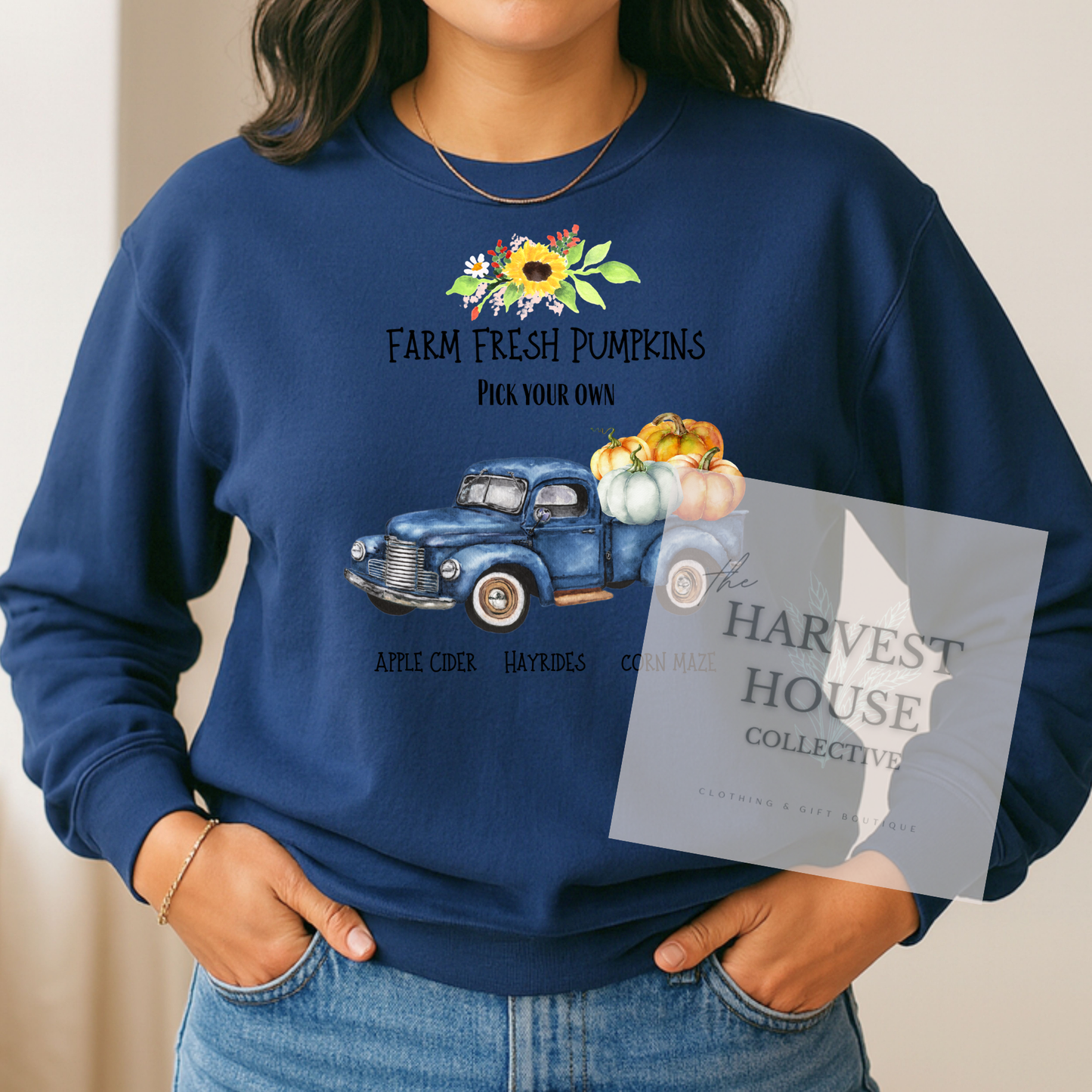 Farm Fresh Pumpkins Crewneck
