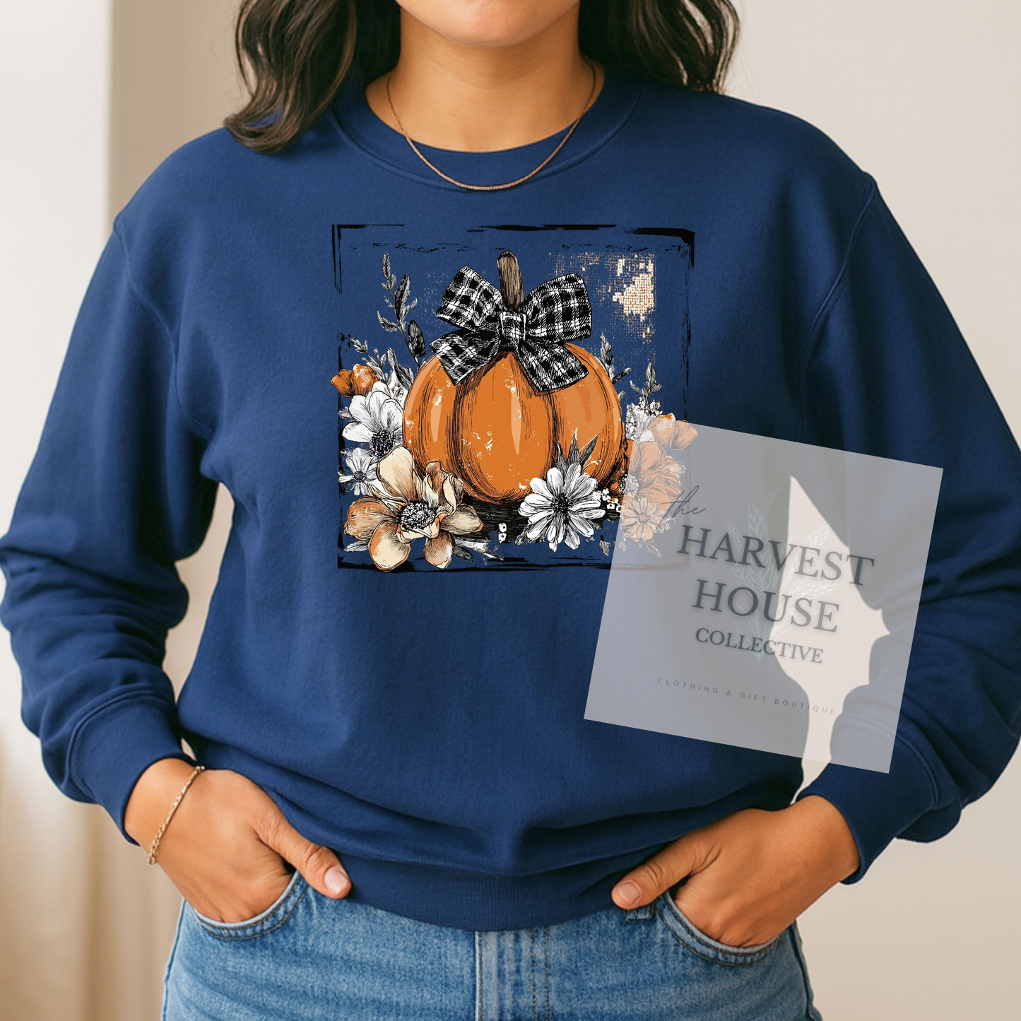 Pretty Fall Pumpkin Crewneck