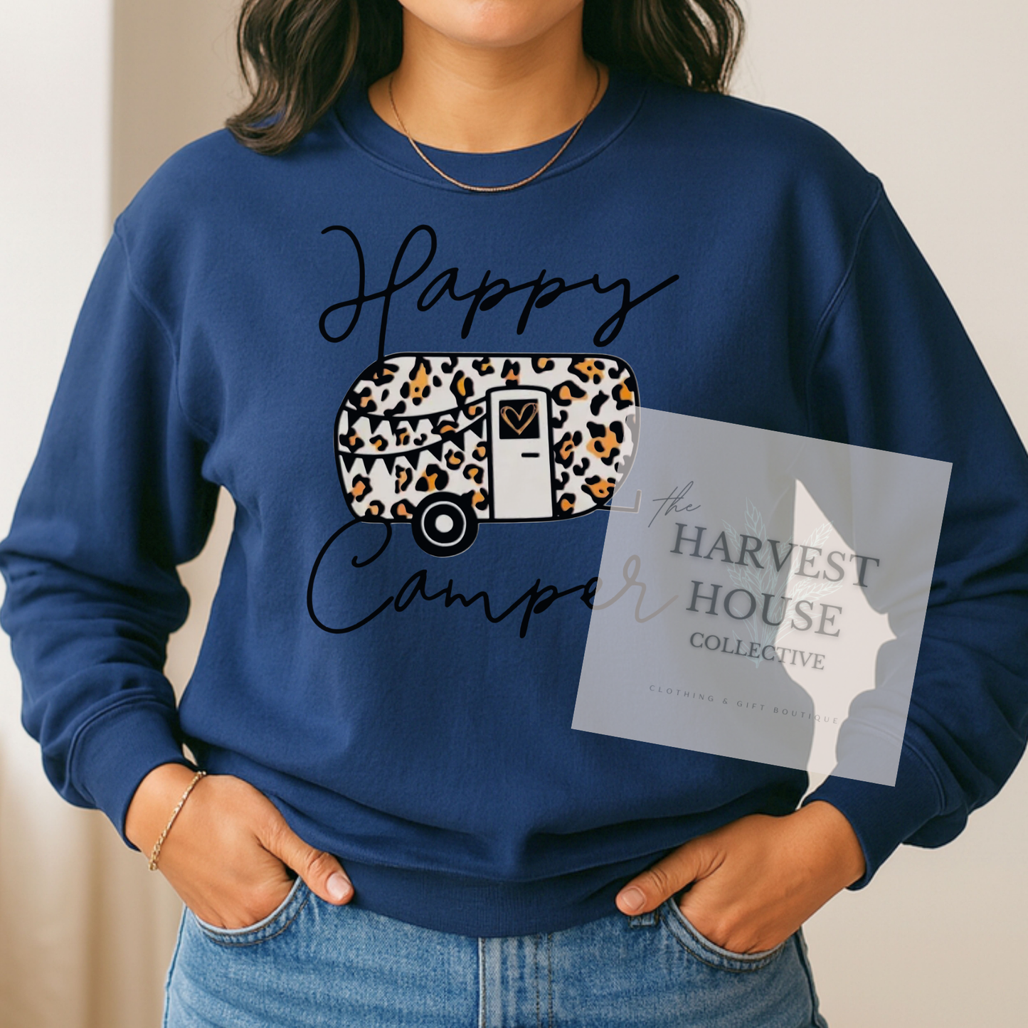 Happy Camper Comfort Color Crewneck