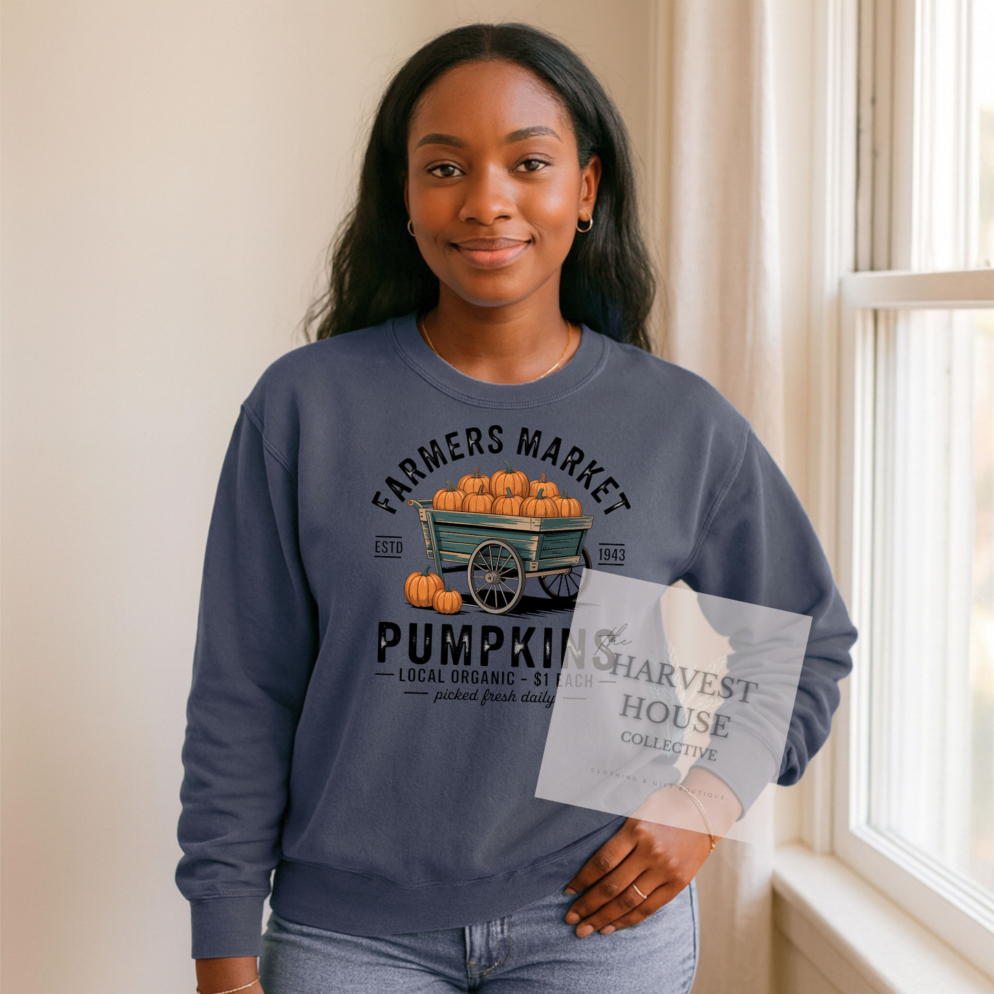 Farmers Market Comfort Colors Crewneck