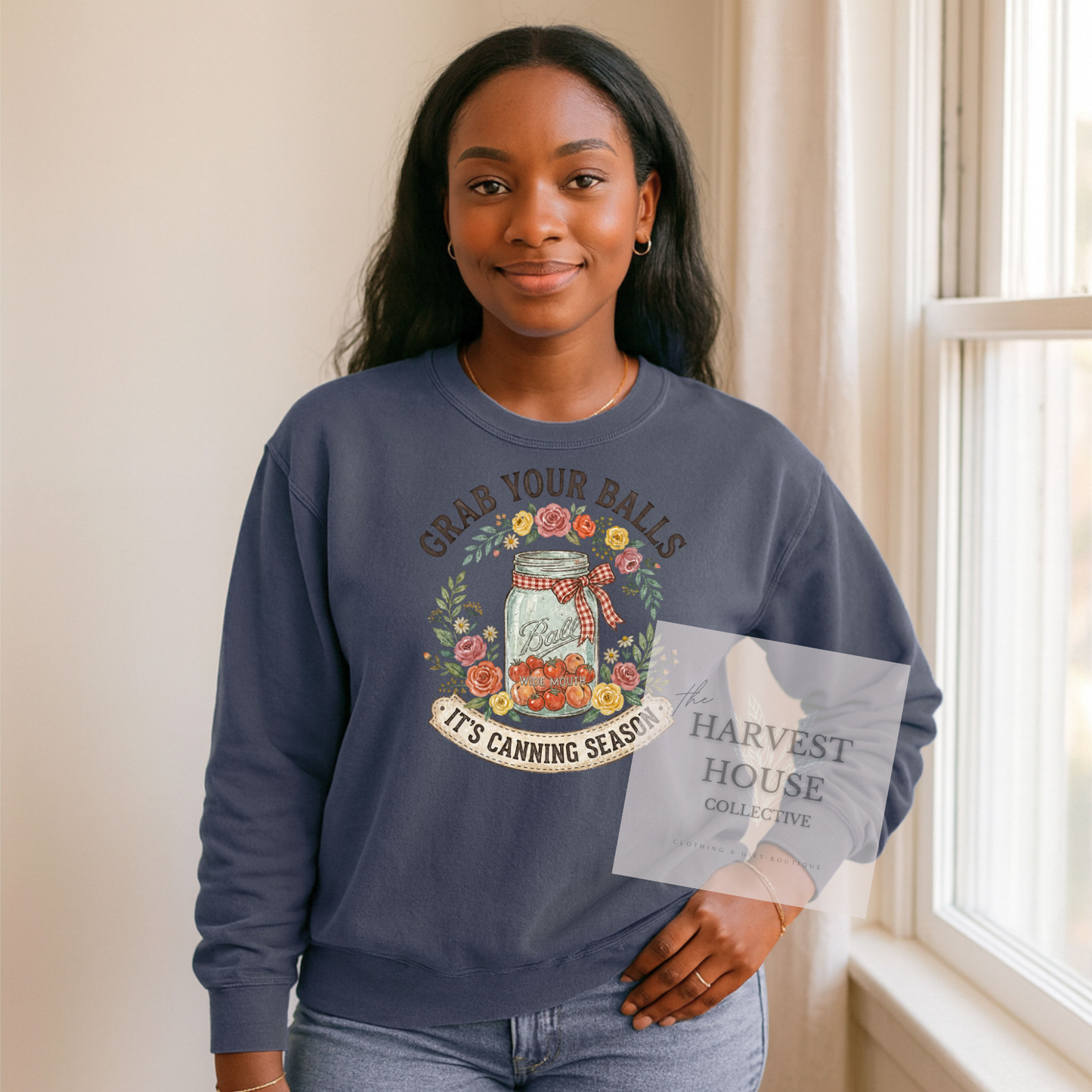 Canning Season Comfort Color Crewneck