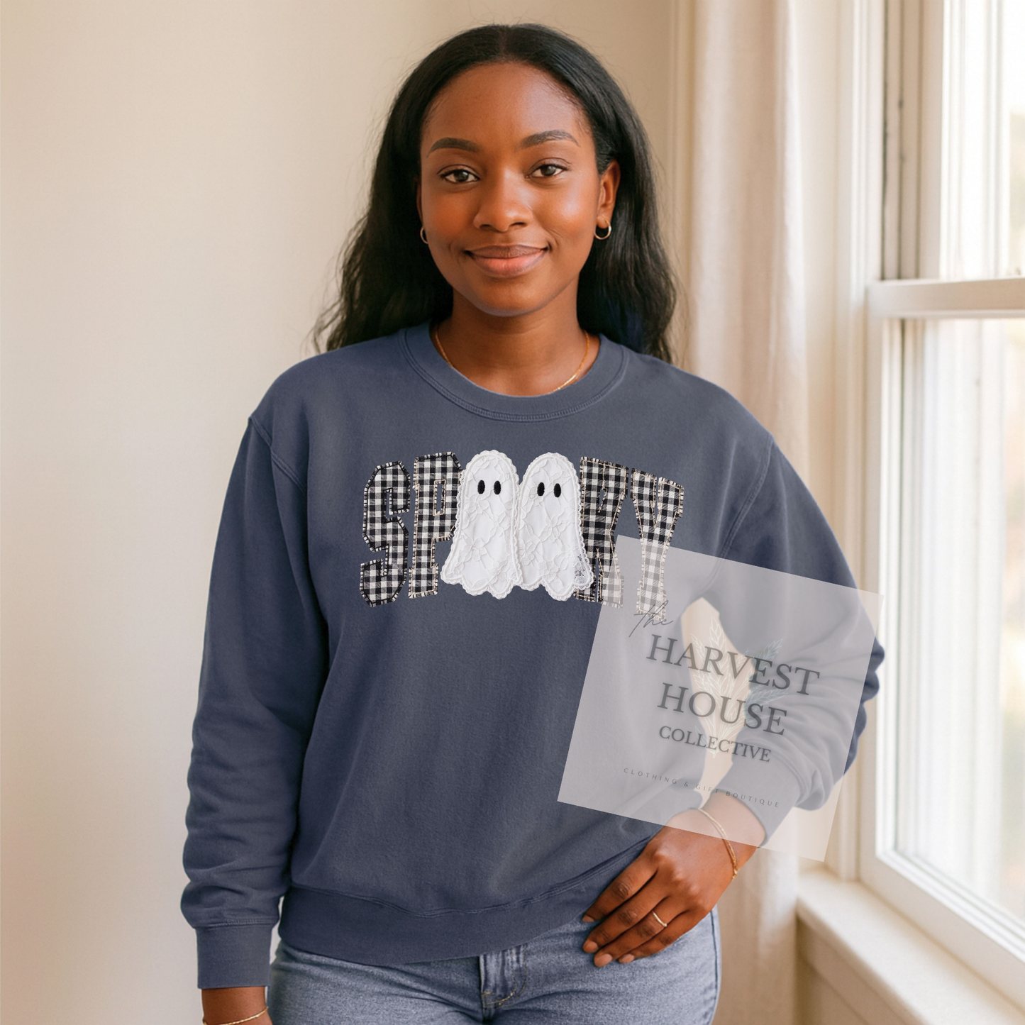 Faux Lace Spooky Shirt