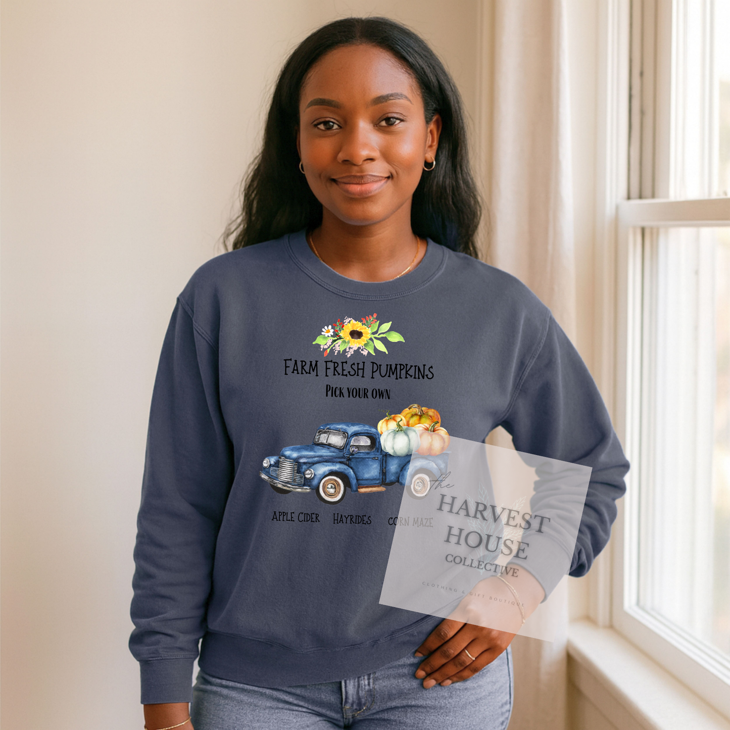 Farm Fresh Pumpkins Crewneck
