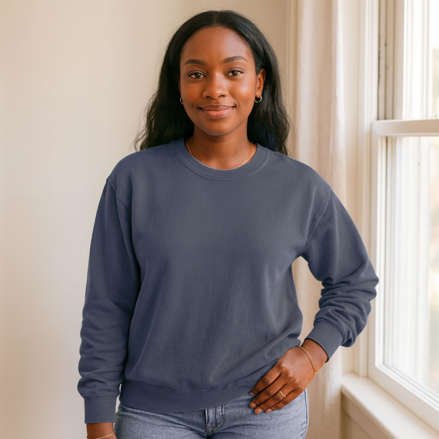 Orange Fall Comfort Colors Crewneck