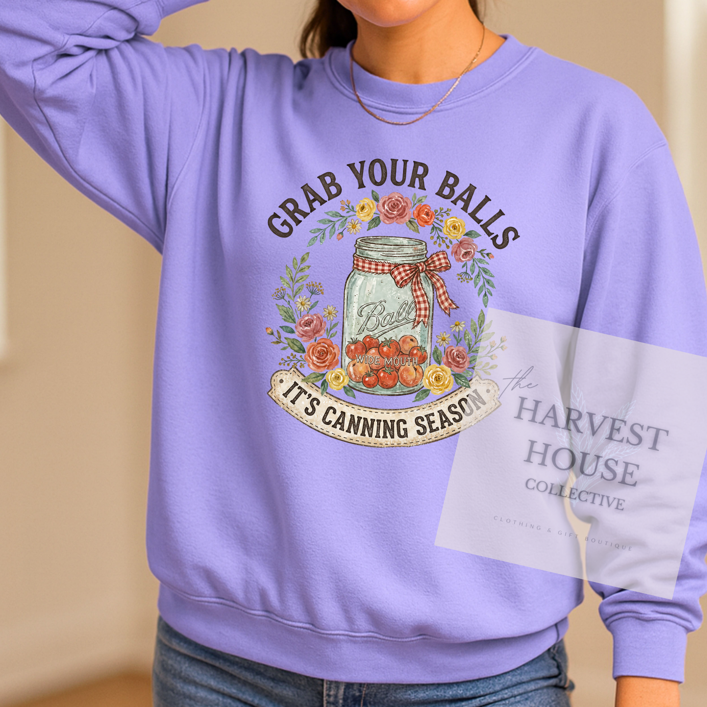 Canning Season Comfort Color Crewneck