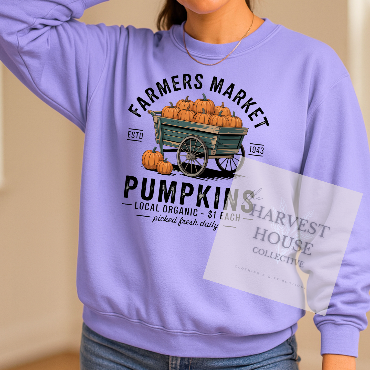 Farmers Market Comfort Colors Crewneck