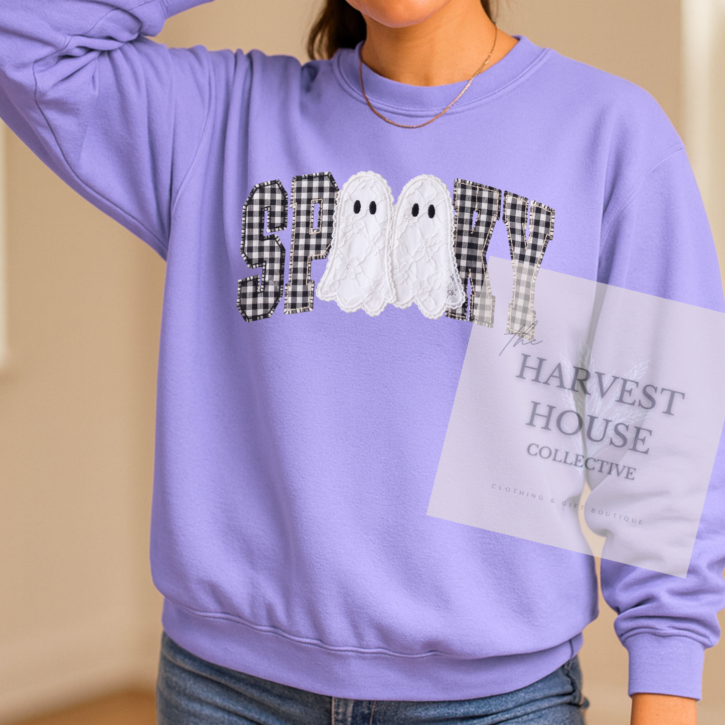 Faux Lace Spooky Shirt