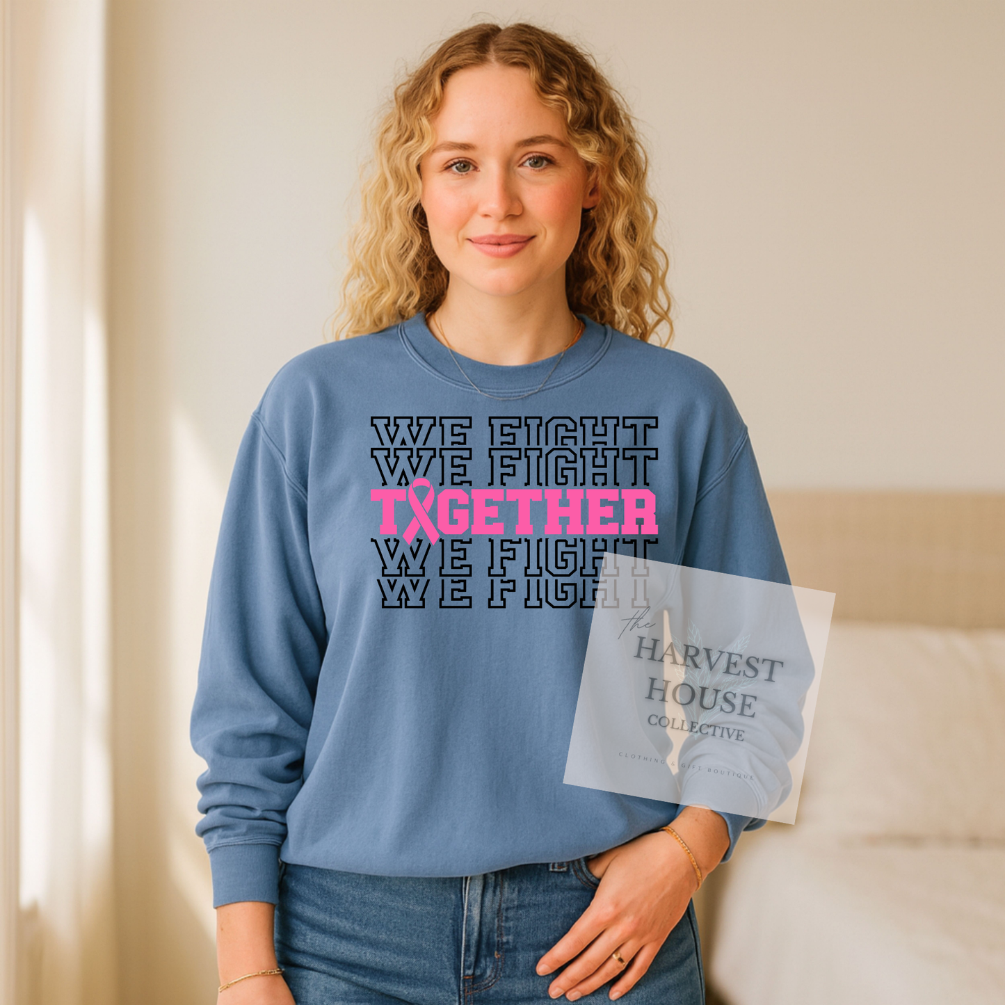 Together We Fight Comfort Color Crewneck
